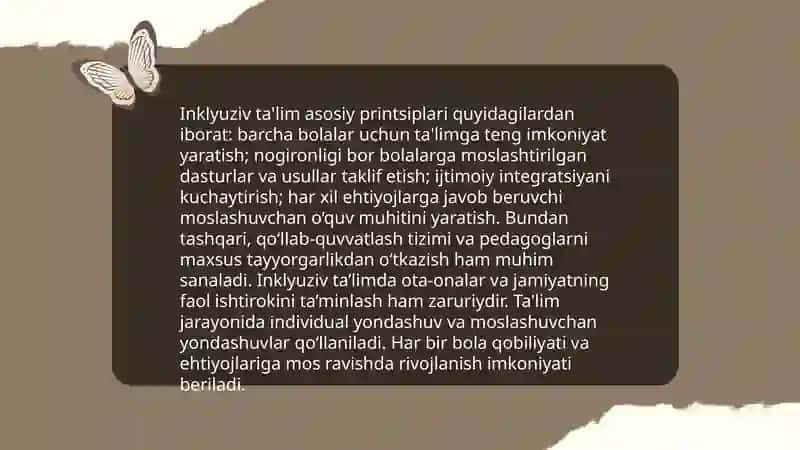 Inklyuziv ta'lim strategiyalari 3