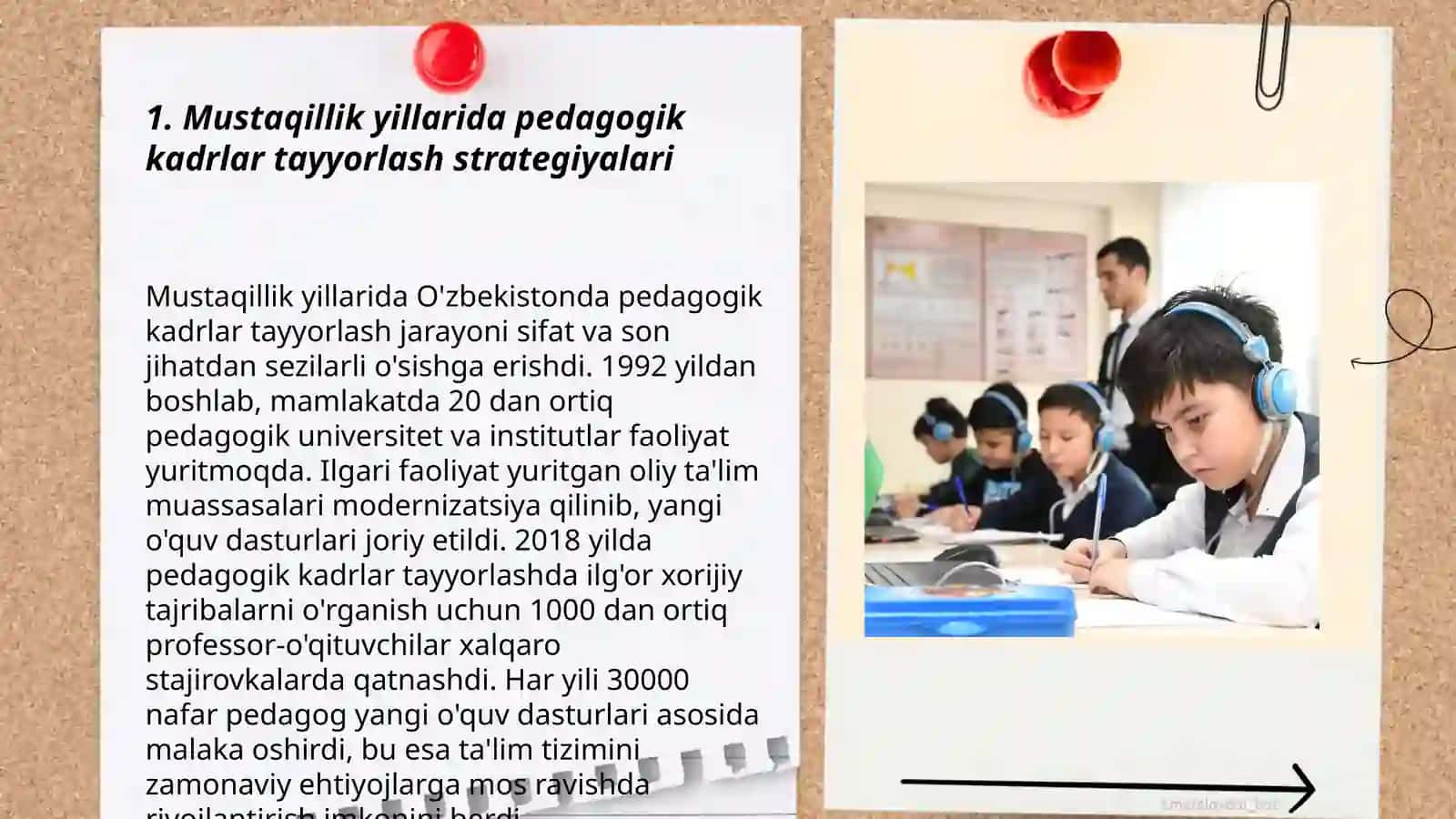 Mustaqillik yillarida pedagogik kadrlar tayyorlash, fan va ta limning integratsion jarayonlari 3