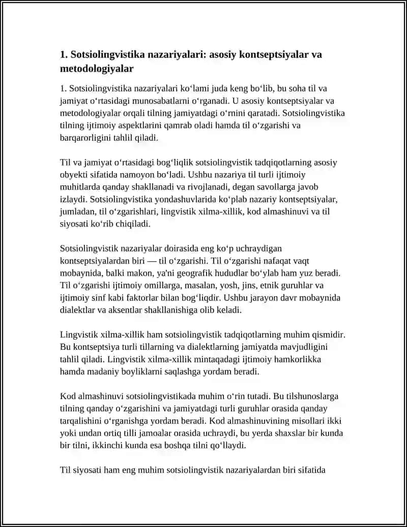 NAZARIY VA EKSPERIMENTAL SOTSIOLINGVISTIKA 3
