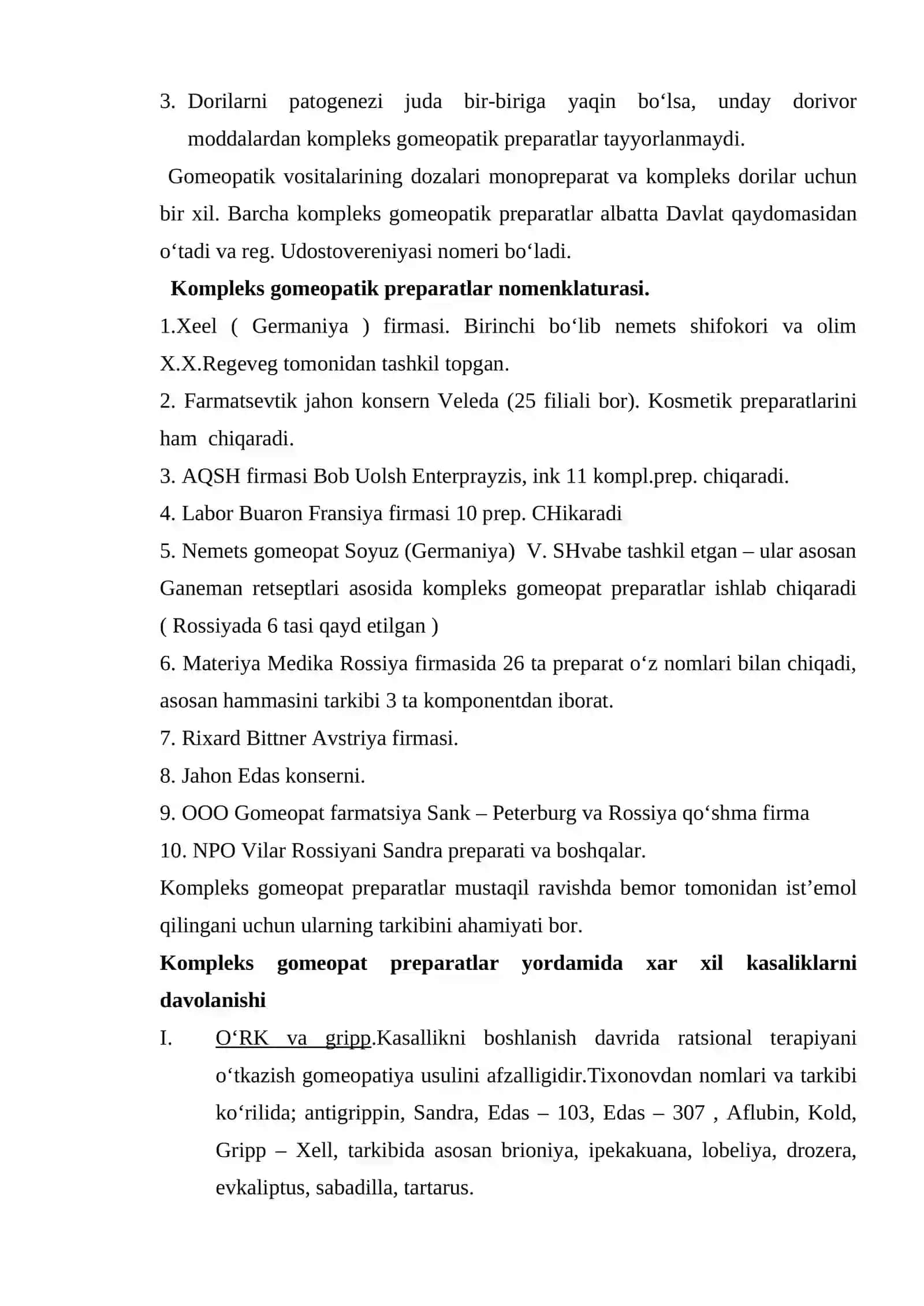 Gomeopatik dori preparatlarini turli kasalliklarda qo‘llash asoslari 3