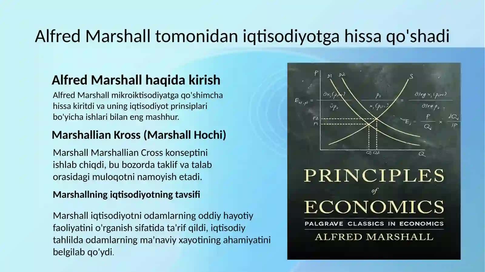 Alfred Marshallning erta hayoti va ta'lim 3
