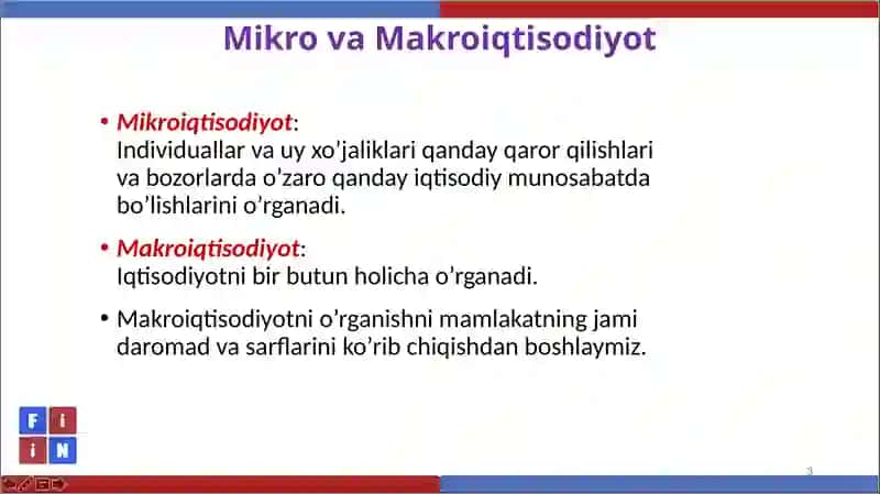 ASOSIY MAKROIQTISODIY KO‘RSATKICHLAR 3