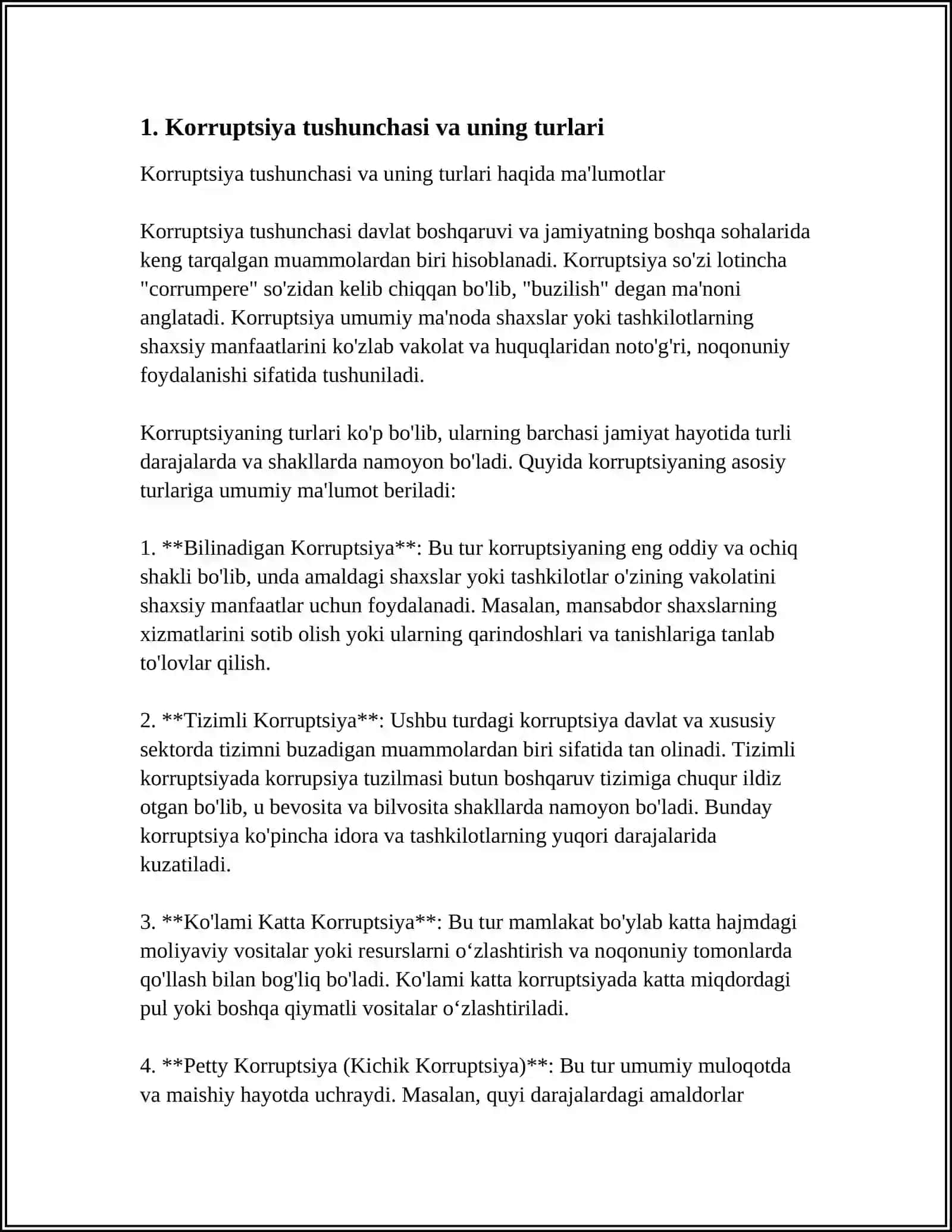 KORRUPSIYA VA UNING IQTISODIY RIVOJLANISHGA TA’SIRI 3