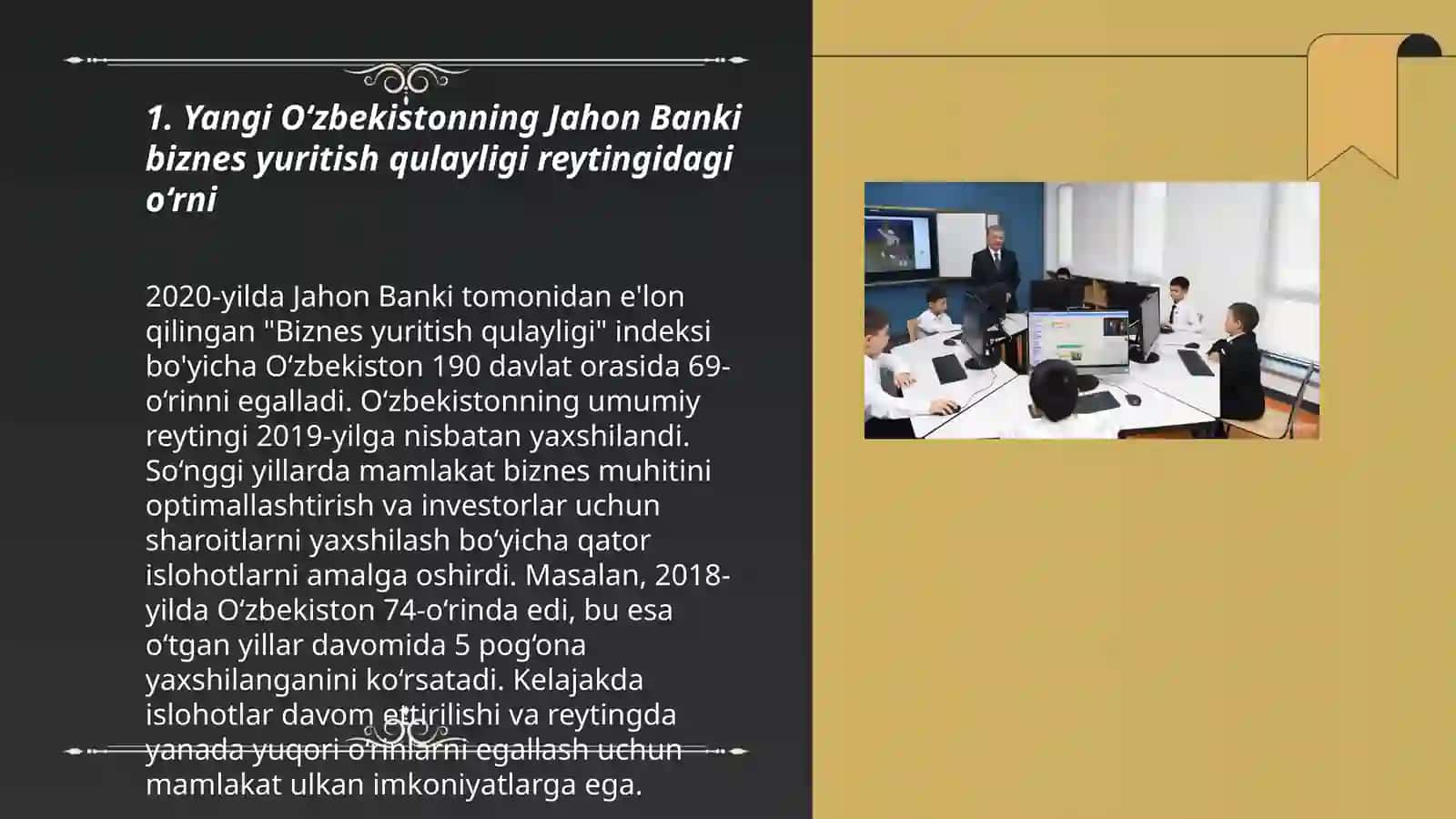 Yangi O‘zbekiston ijtimoiy-siyosiy, iqtisodiy va madaniy hayotida roʻy berayotgan oʻzgarishlar 3