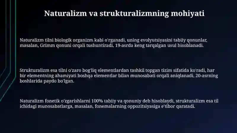 Naturalizm va Strukturalizmning Mohiyati va Asosiy Farqlari 3