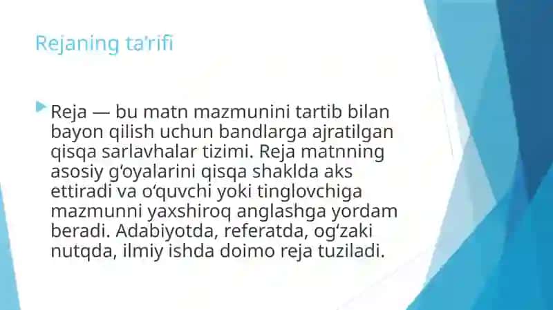 Reja.Rejaningturlari 3