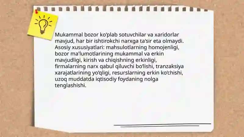 Mukammal bozorda raqobat va monopoliya 3