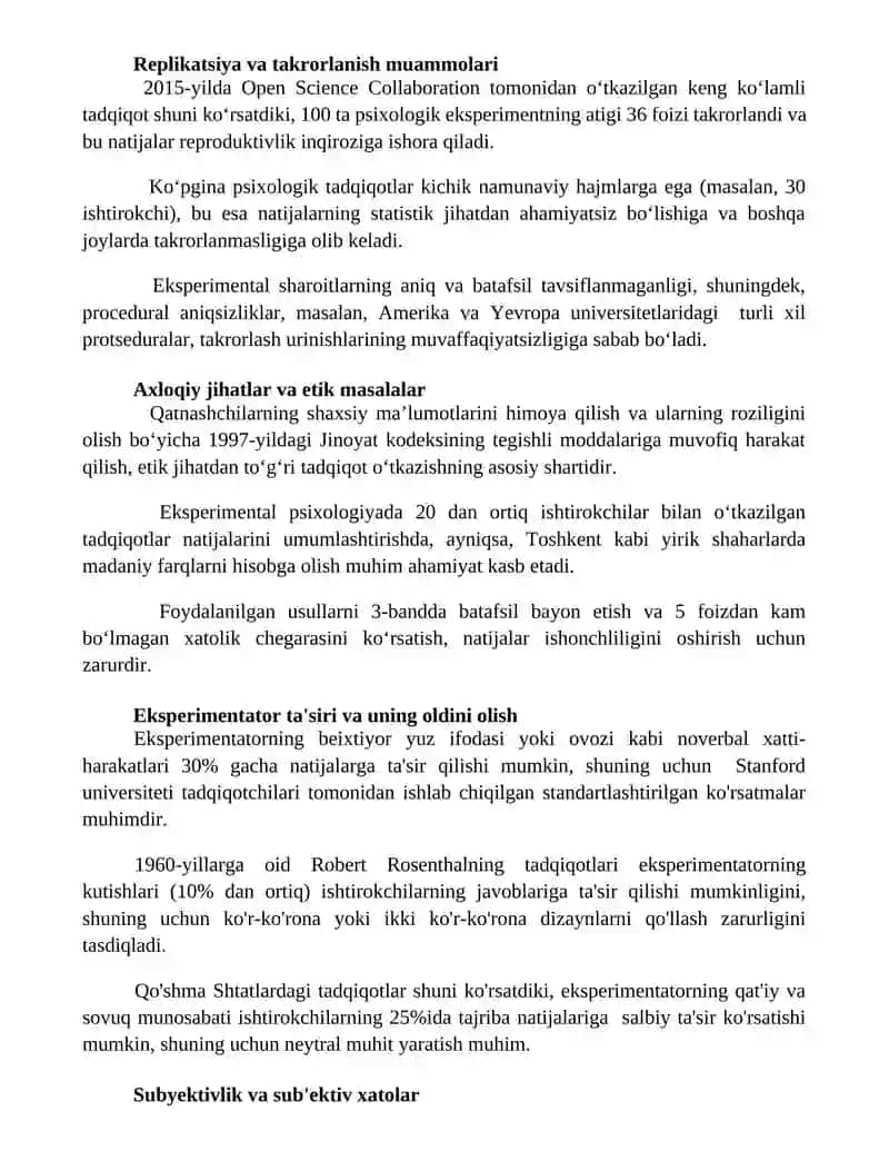 Eksperimintal Psixologiya fanining metodologik muamolari 3