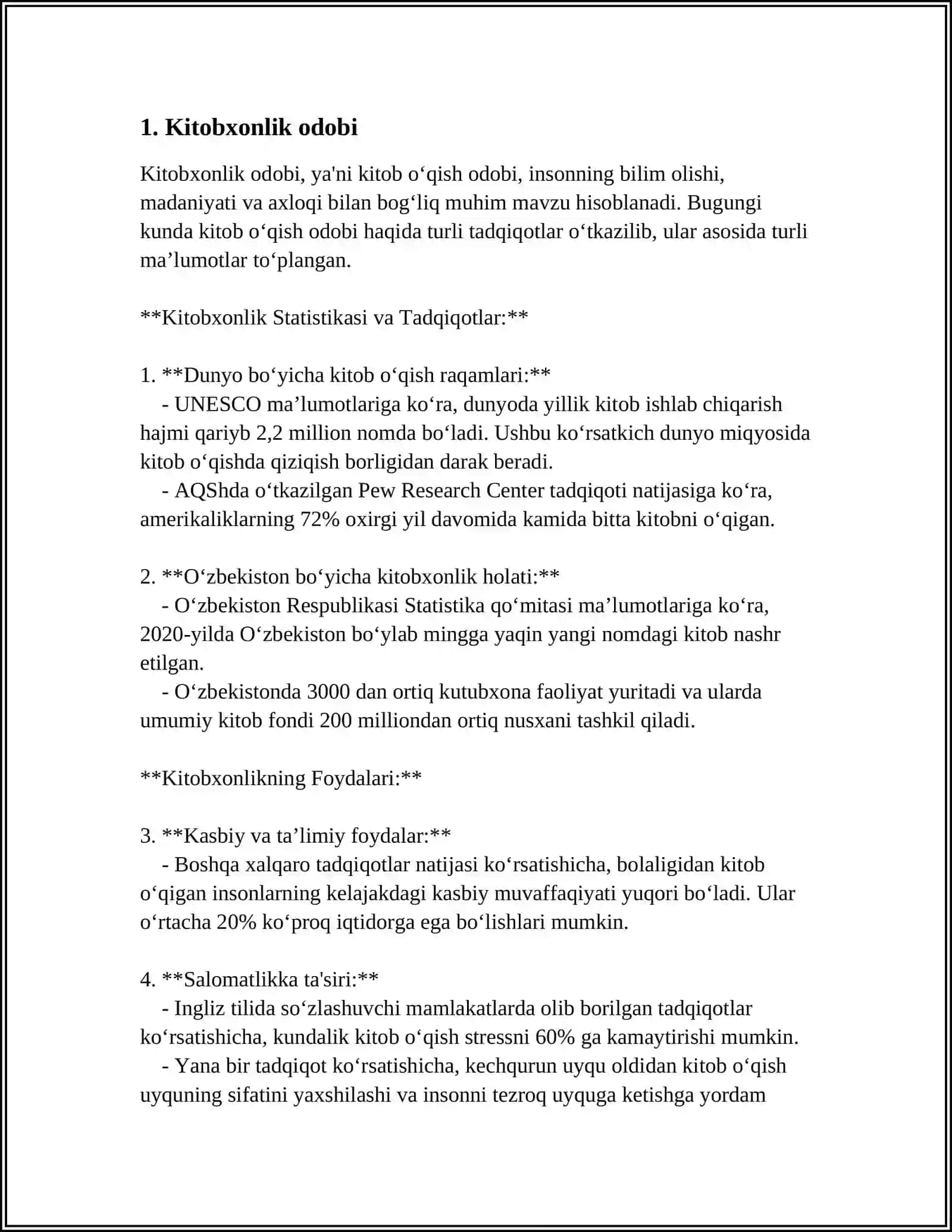 XALQ PEDAGOGIKASIDA KITOBXONLIK MADANIYATI 3