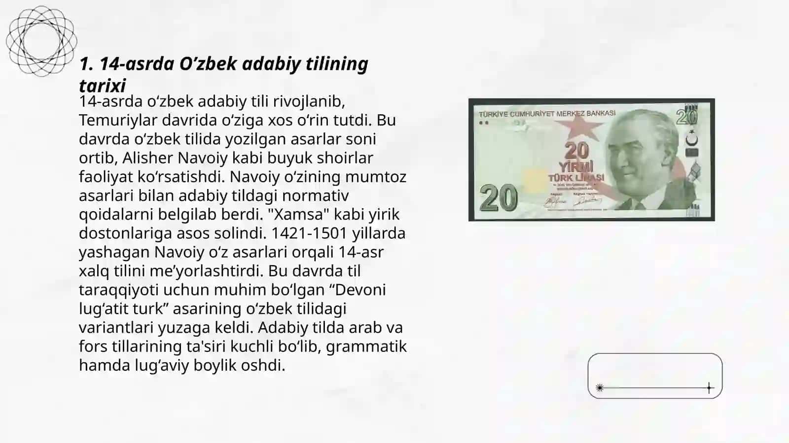 O’zbek adabiy tilining 14-asrdagi taraqqiyoti 3