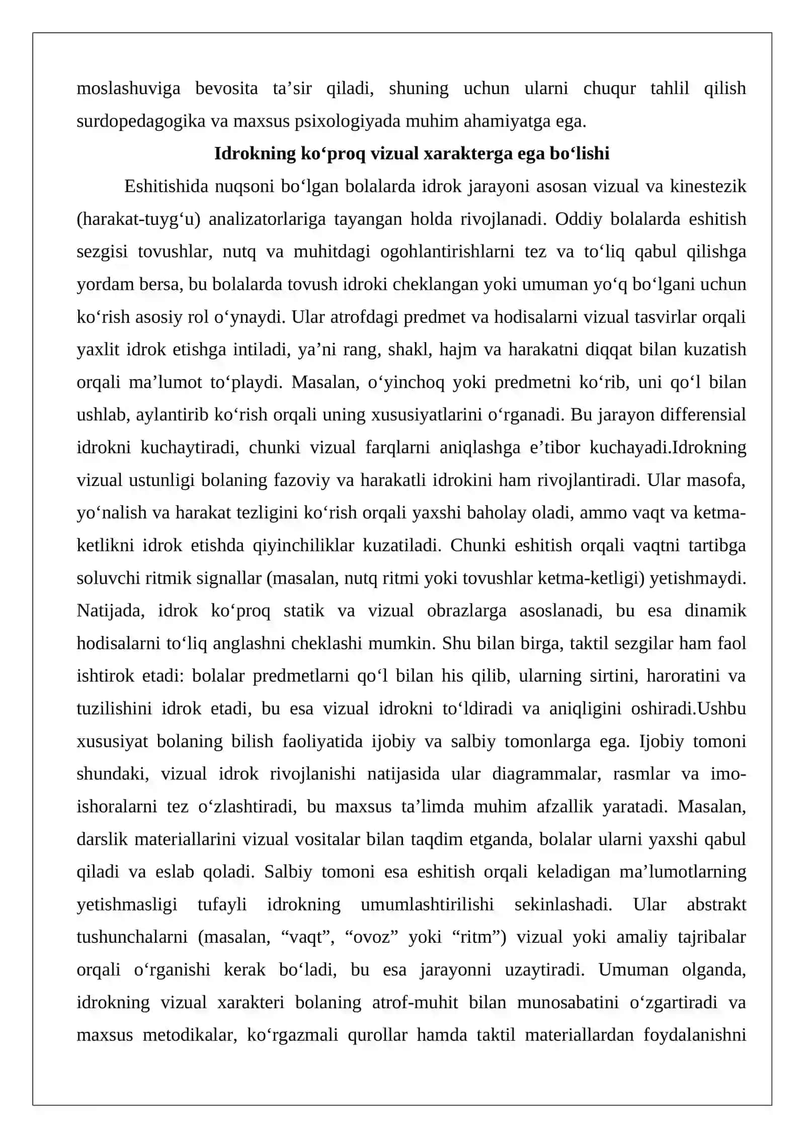 Eshitishida nuqsoni bo‘lgan bolalarni bilish jarayonlarini tekshirish bo‘yicha ko‘rgazmali qurollar tayyorlash 3