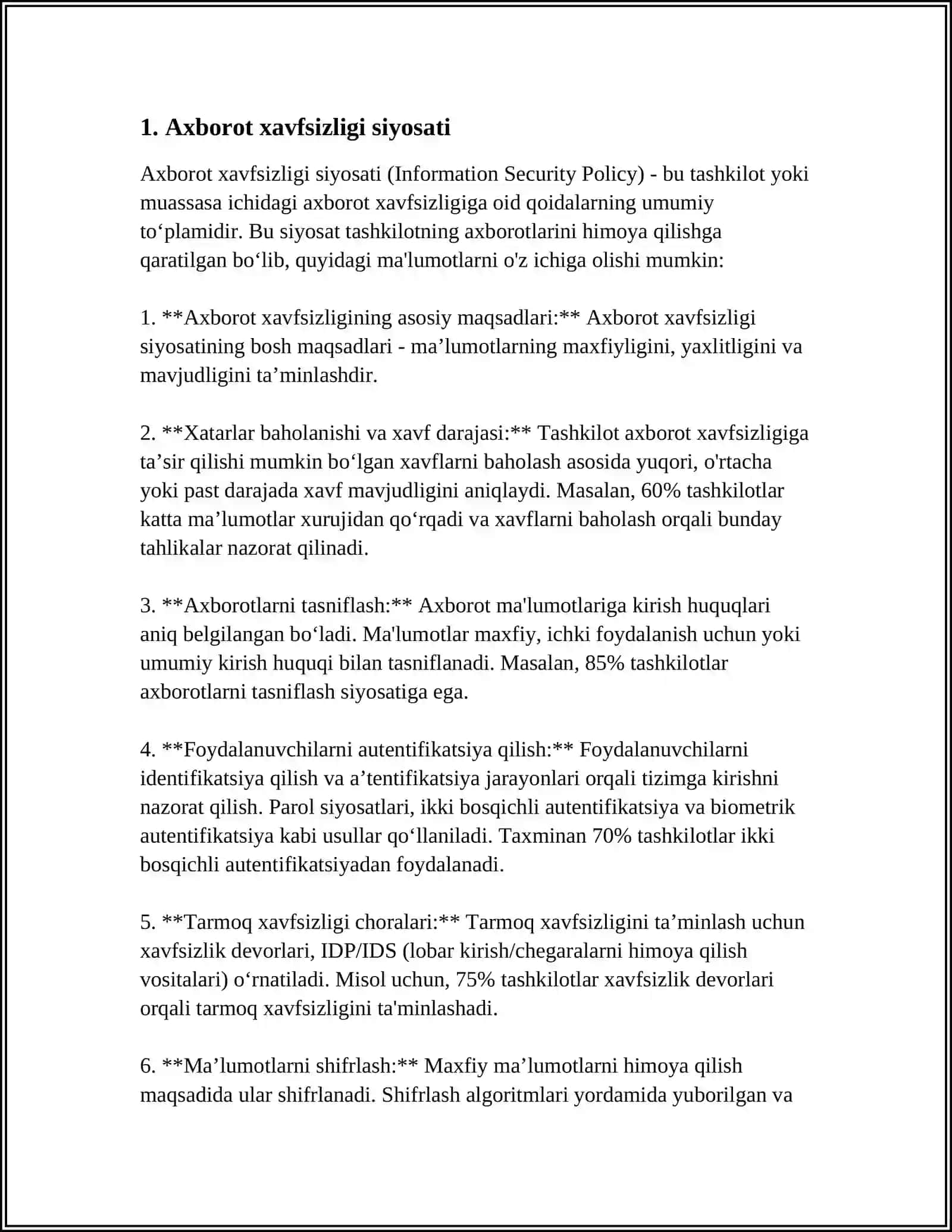 INTERNET TIZIMI AXBOROT HAFSIZLIGINI TAMILLASH MASALALARI 3