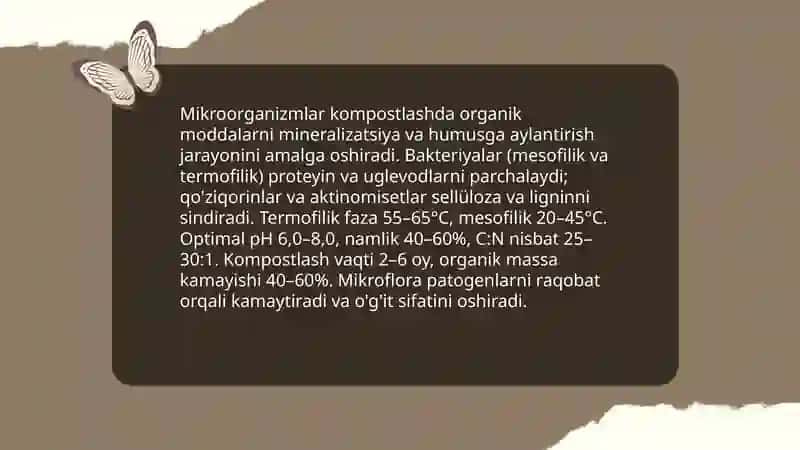 Qoldiq mahsulotlarni qayta ishlashda mikroorganizmlarning roli 3