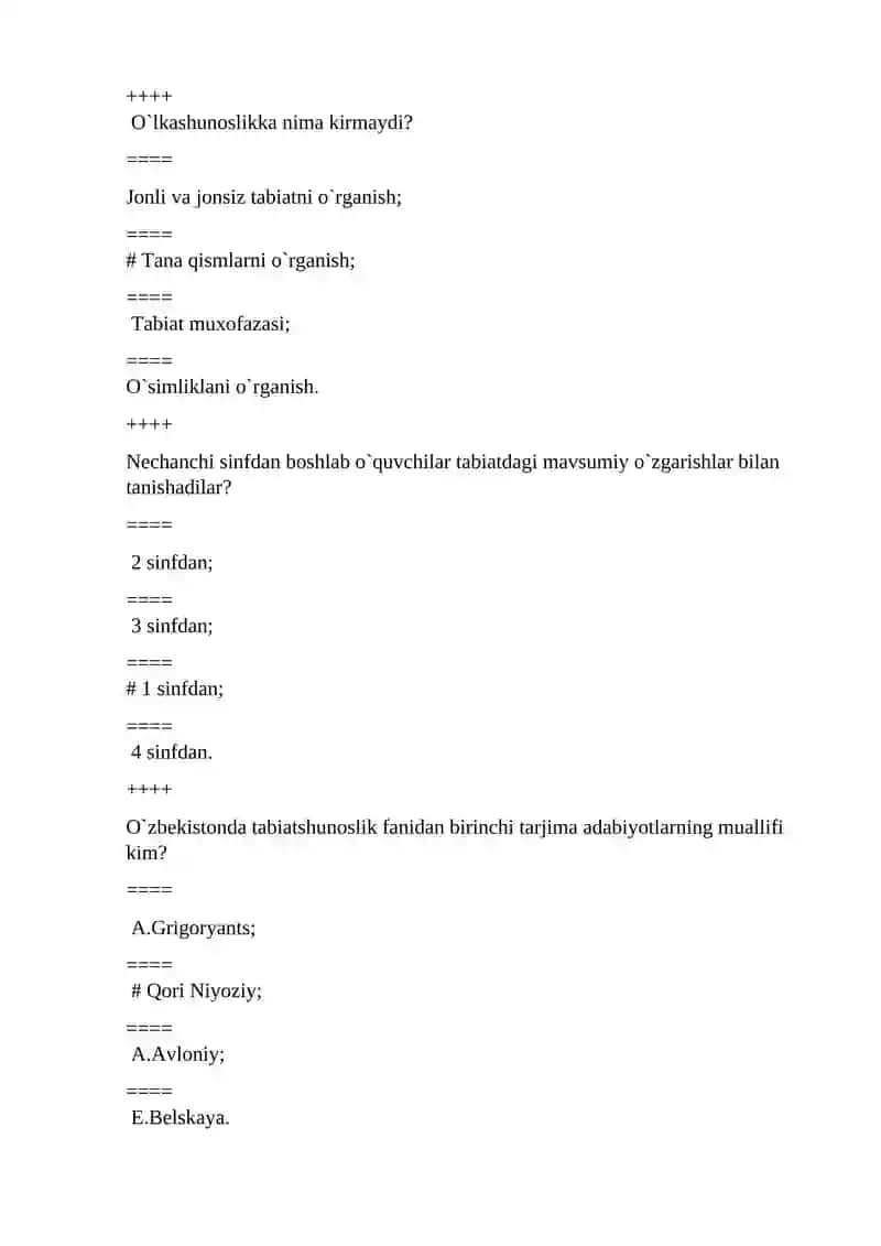 Tabiat tarixi ko`rgazmalari 3