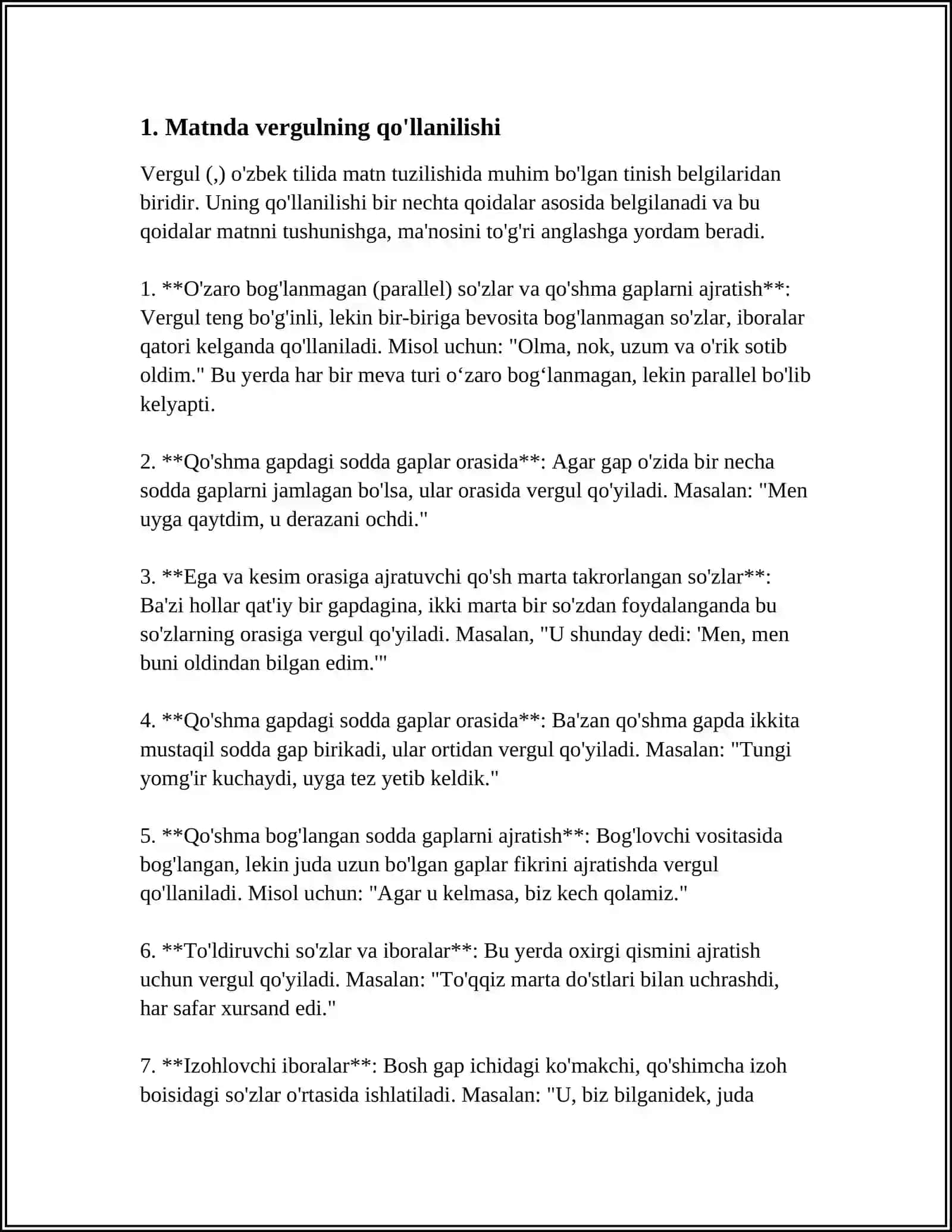 MATNLARNI PUNKTUATSION JIHATDAN TAHLIL QILISH 3