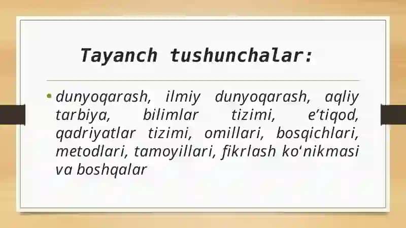 O‘QUVCHILARNING ILMIY DUNYOQARASHINI SHAKLLANTIRISH 3