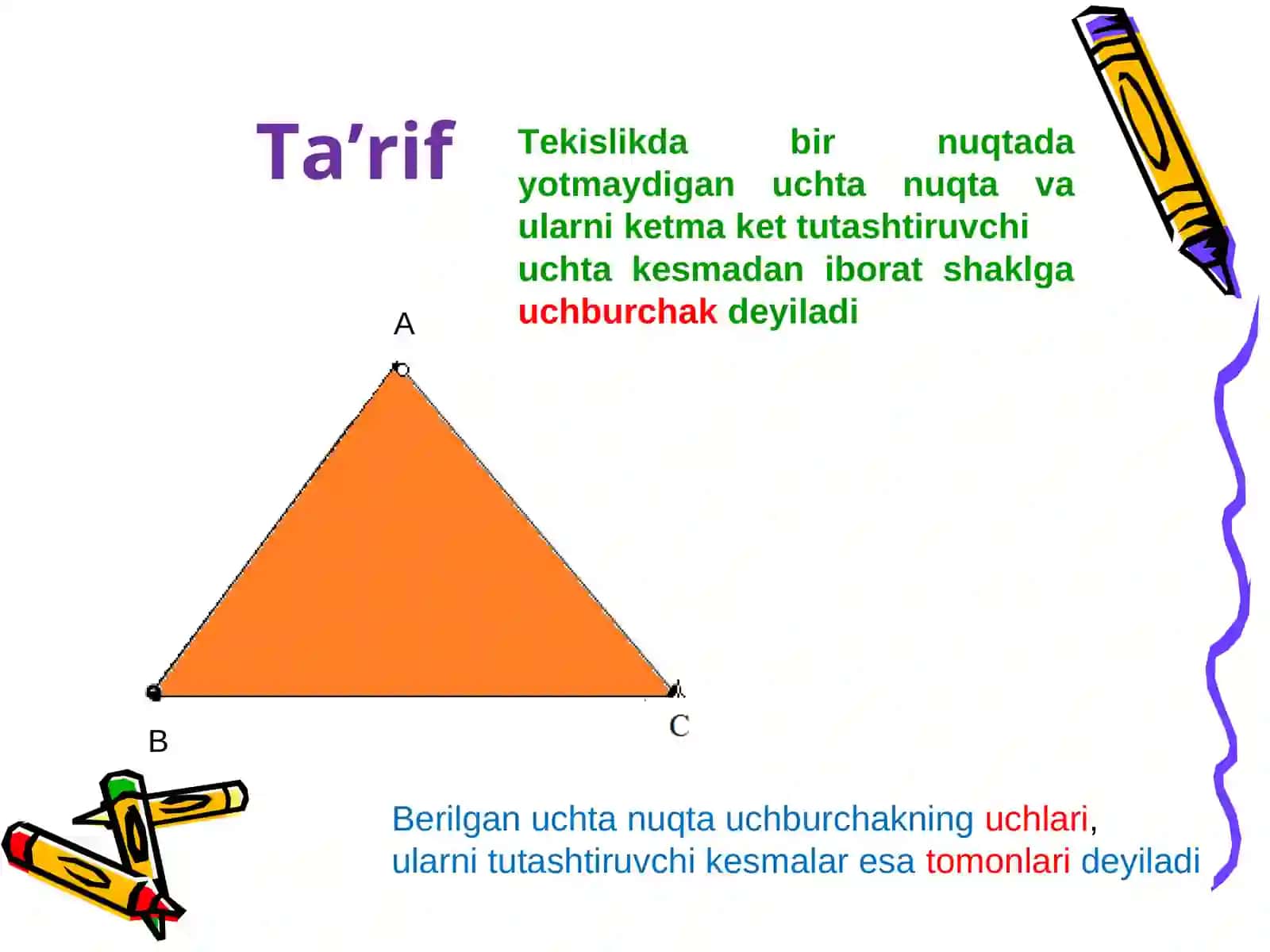 Uchburchaklar 3