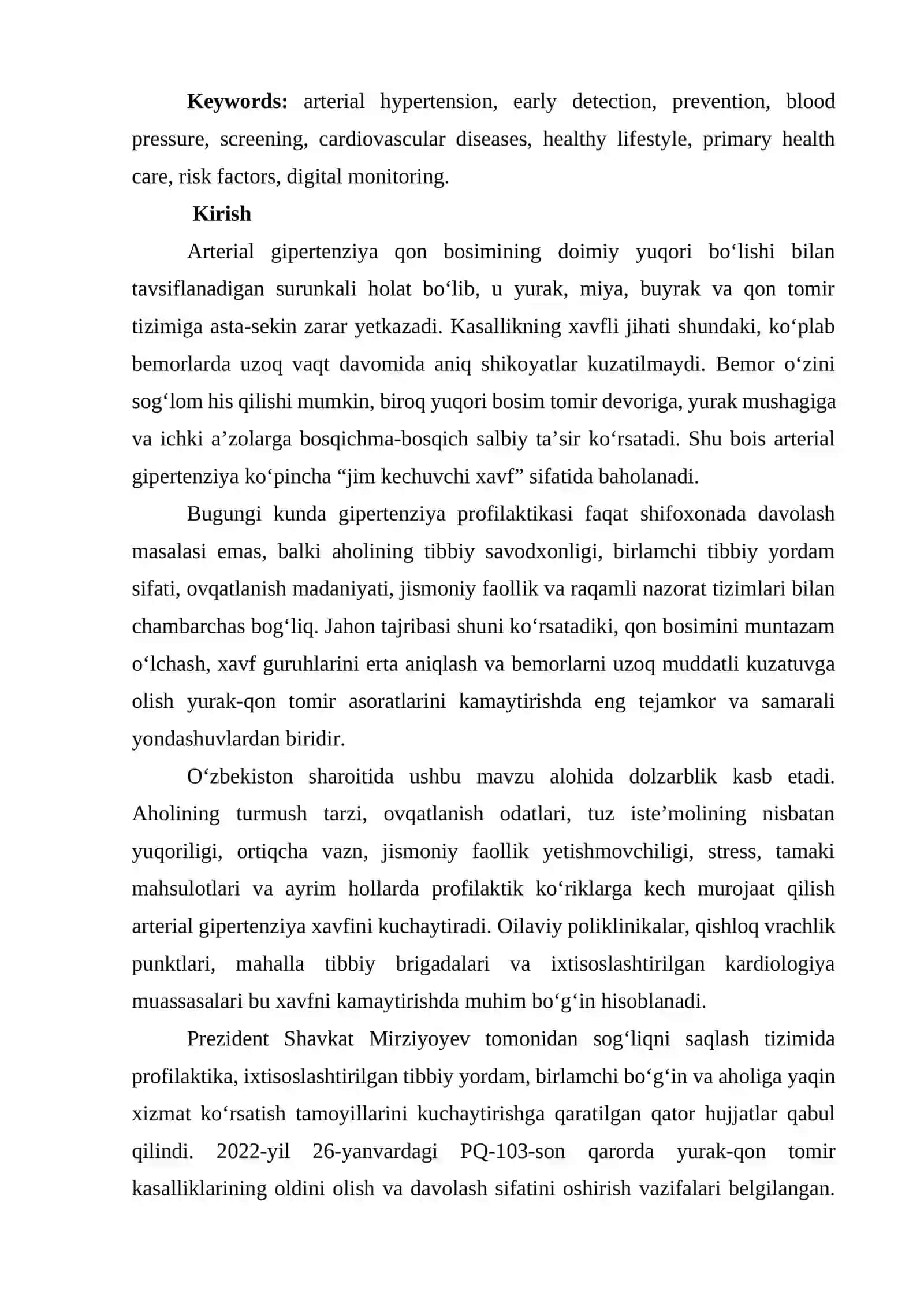 ARTERIAL GIPERTENZIYANI ERTA ANIQLASH VA PROFILAKTIKASI 3