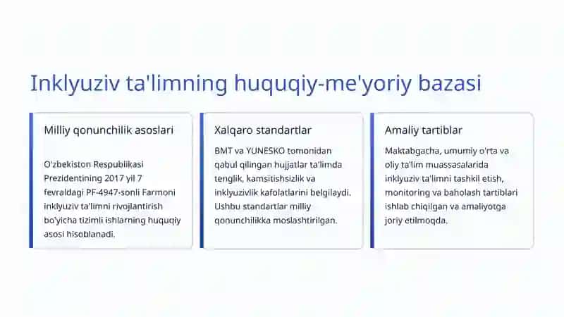 Inklyuziv ta'limning pedagogik asoslari 3