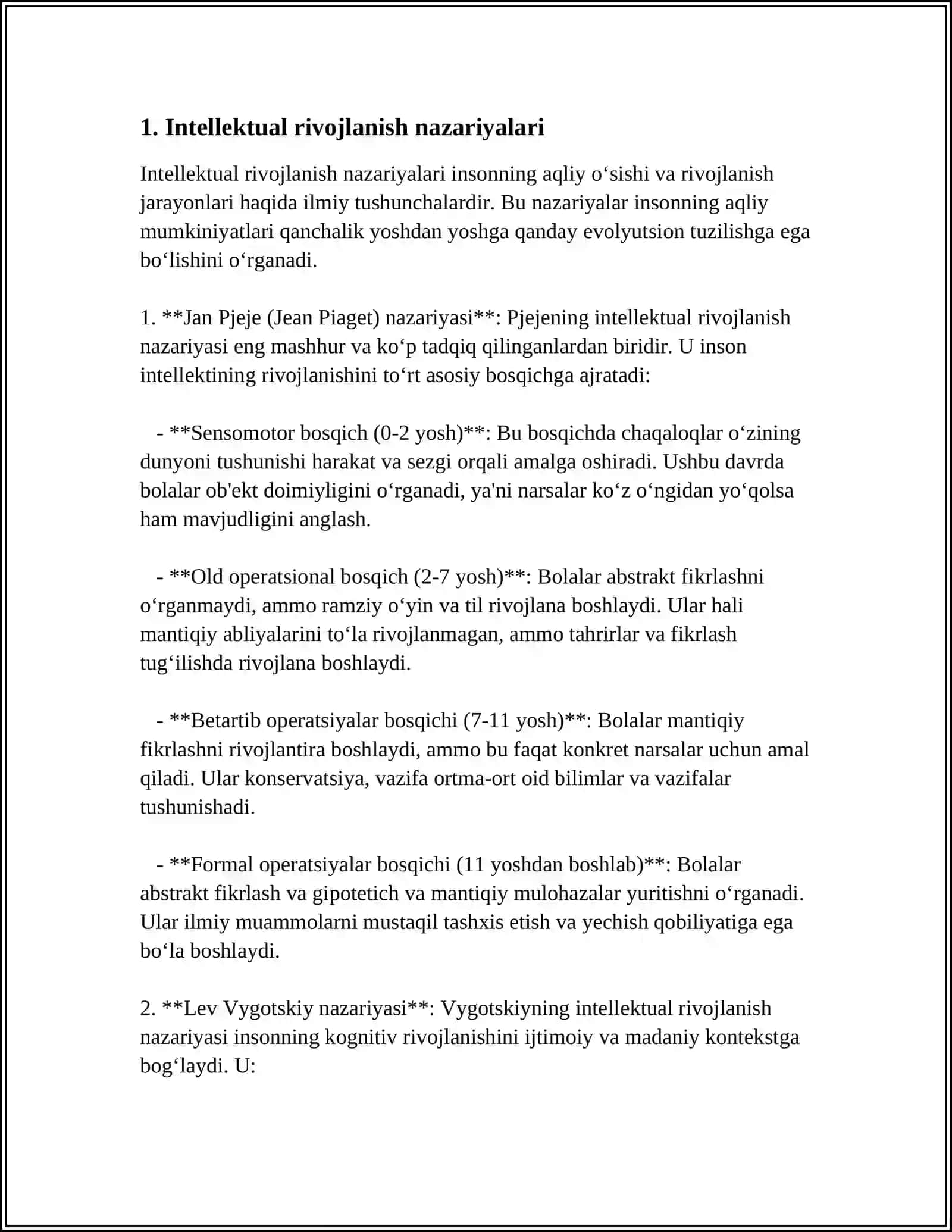 INTELLEKT VA KREATIVLIK NAZARIYALARI 3