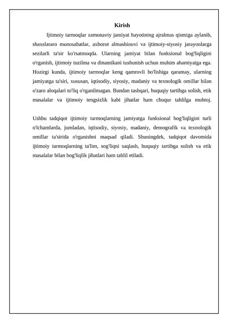 Ijtimoiy tarmoqlar va jamiyat: o'zaro ta'sir 3