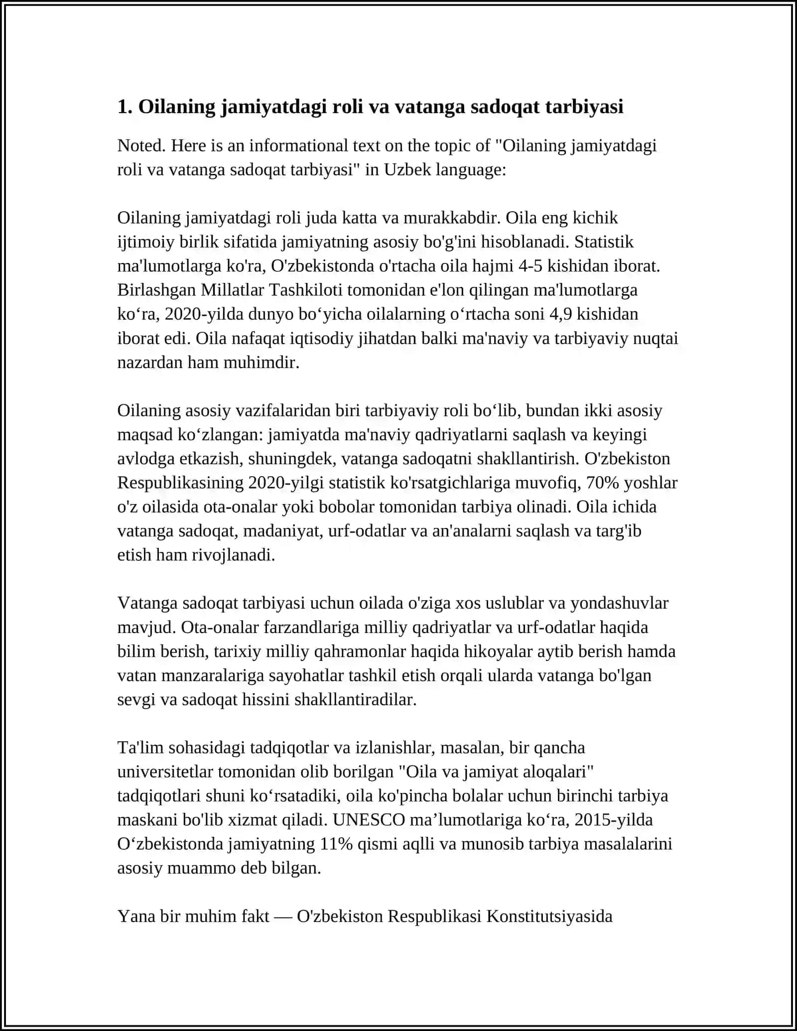 Oilaning jamiyatdagi roli va vatanga sadoqat tarbiyasi 3