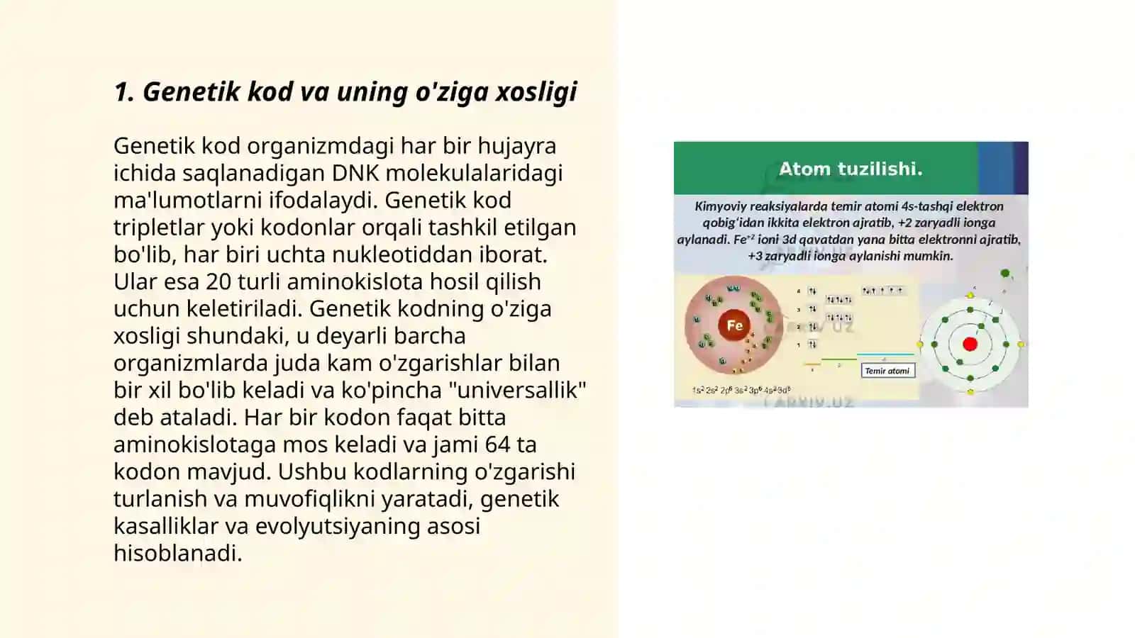Genetikaning asosiy tushunchalari 3