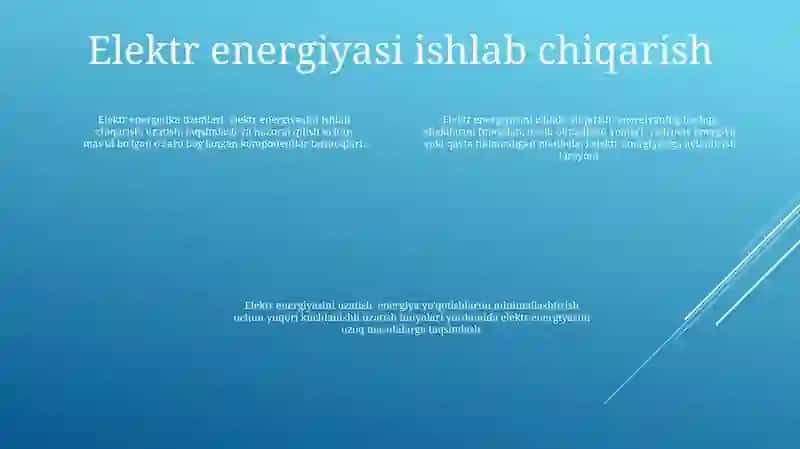 Electric Power Systems 3