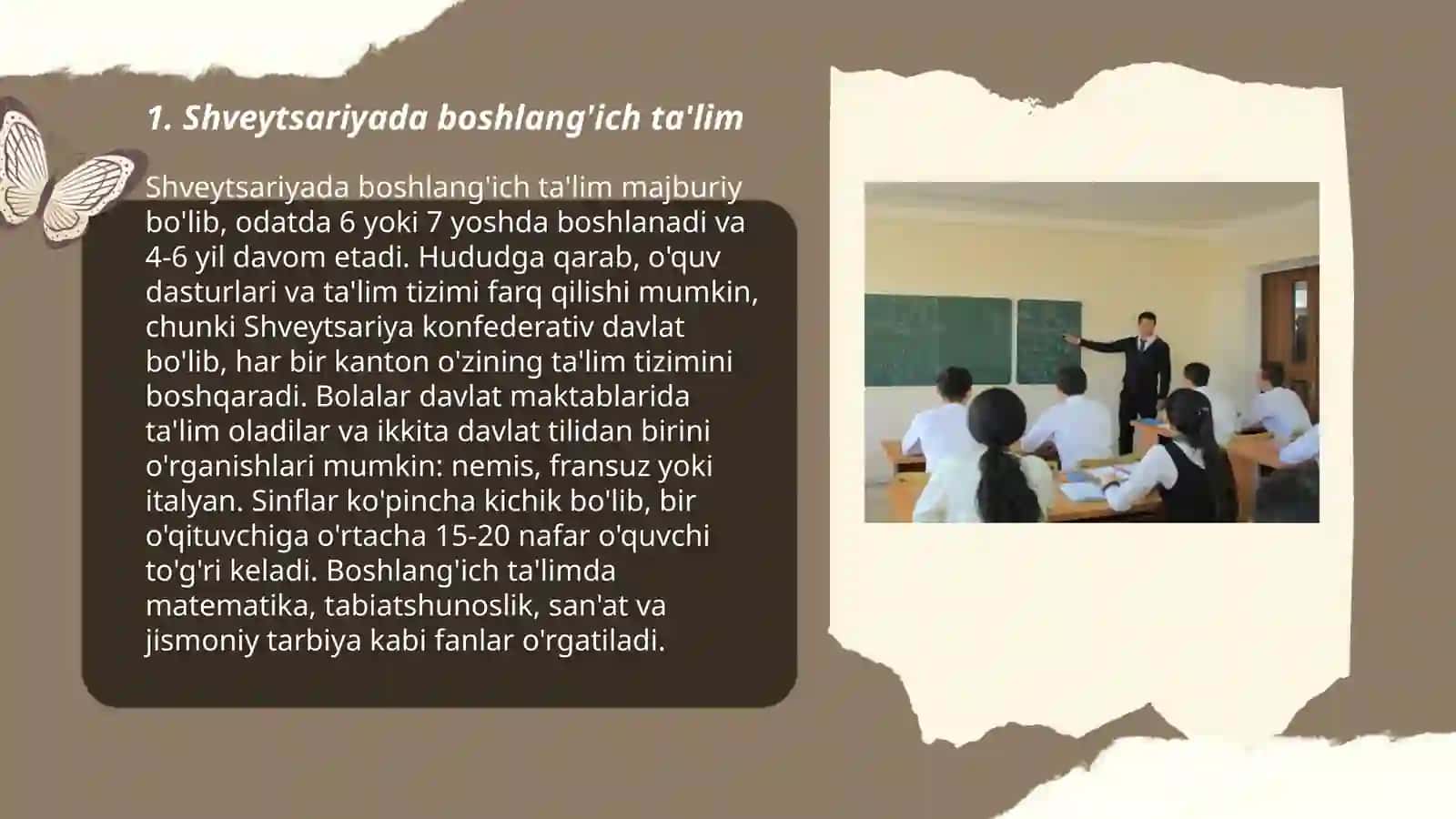 Shveytsariya ta'lim tizimi 3