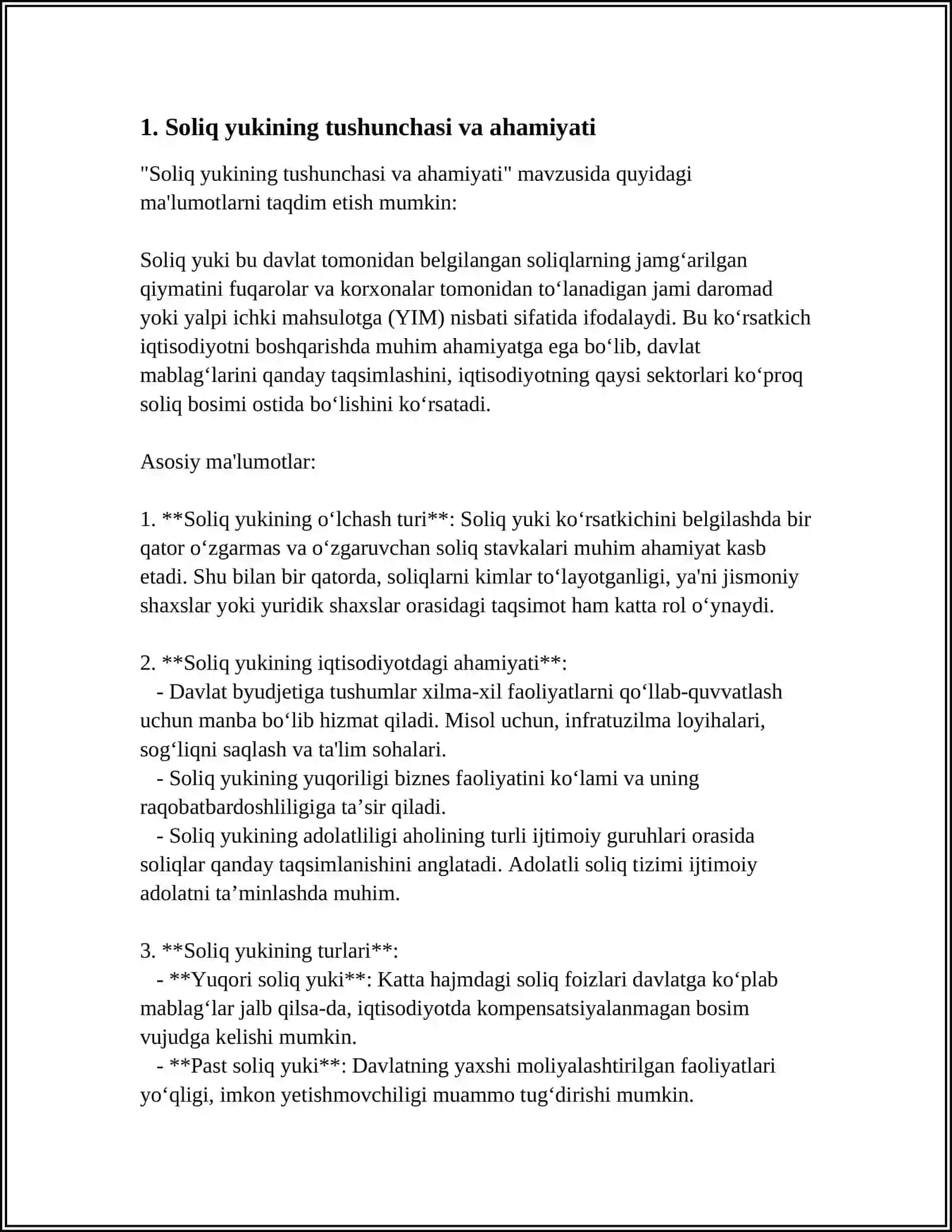 SOLIQ YUKI VA UNI ANIQLASH TARTIBI 3
