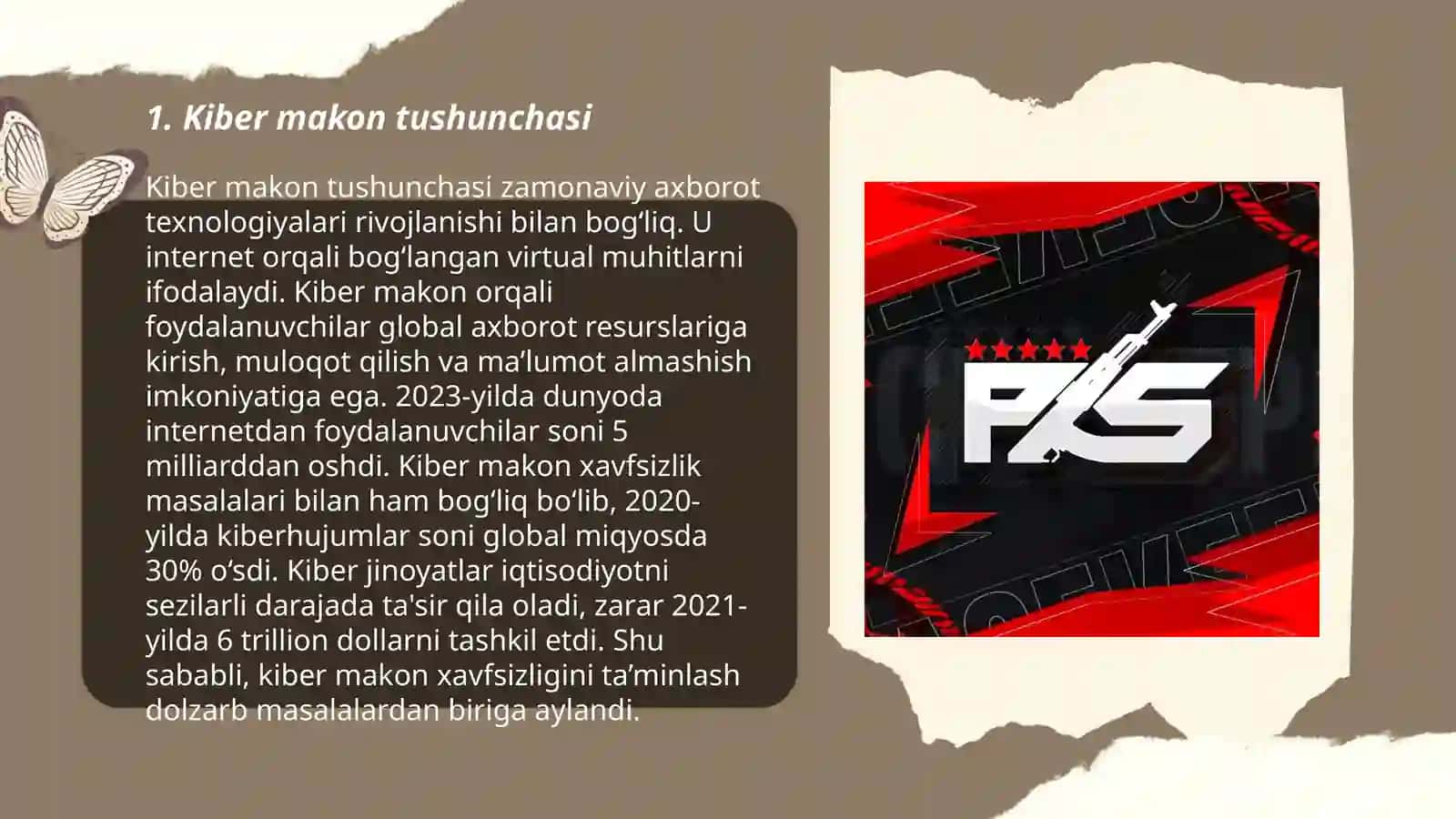 Kiber makon. Kiber terorizm zoʻravonlik tushunchalarining mohiyati 3