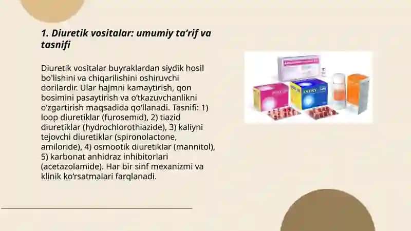 Diuretik vositalar 3