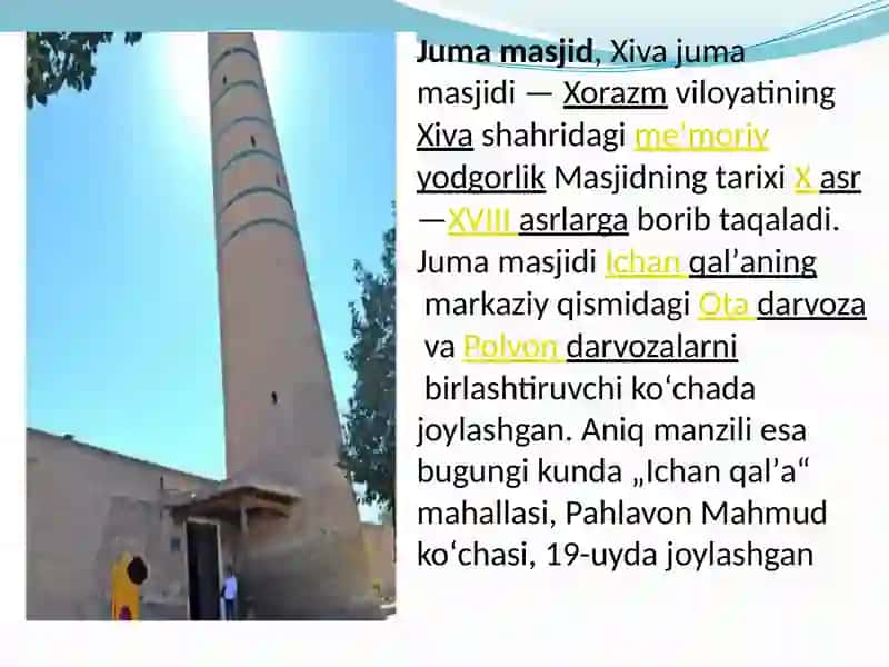 XIVA JUMA MASJIDI 3