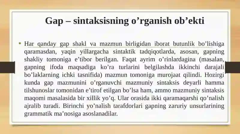 O'zbek tilining mazmuniy sintaksisi 3