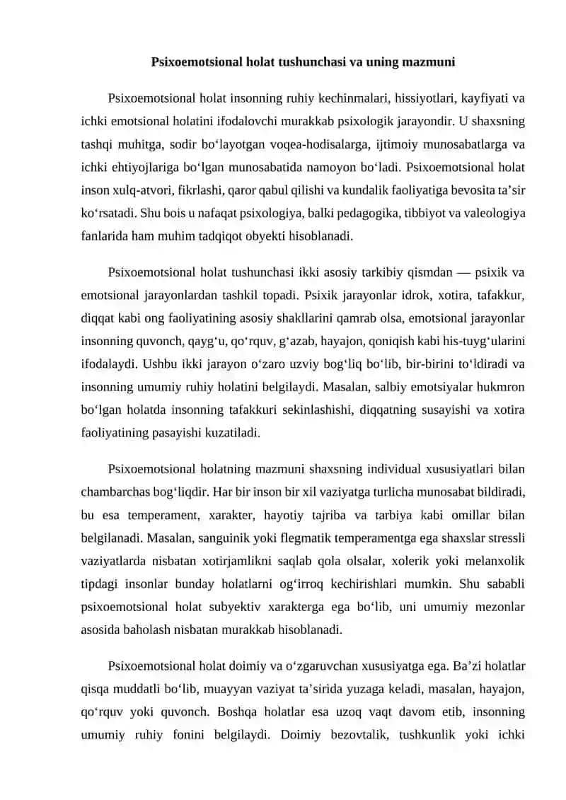 Psixoemotsional holatning roli va valeologik ahamiyati 3