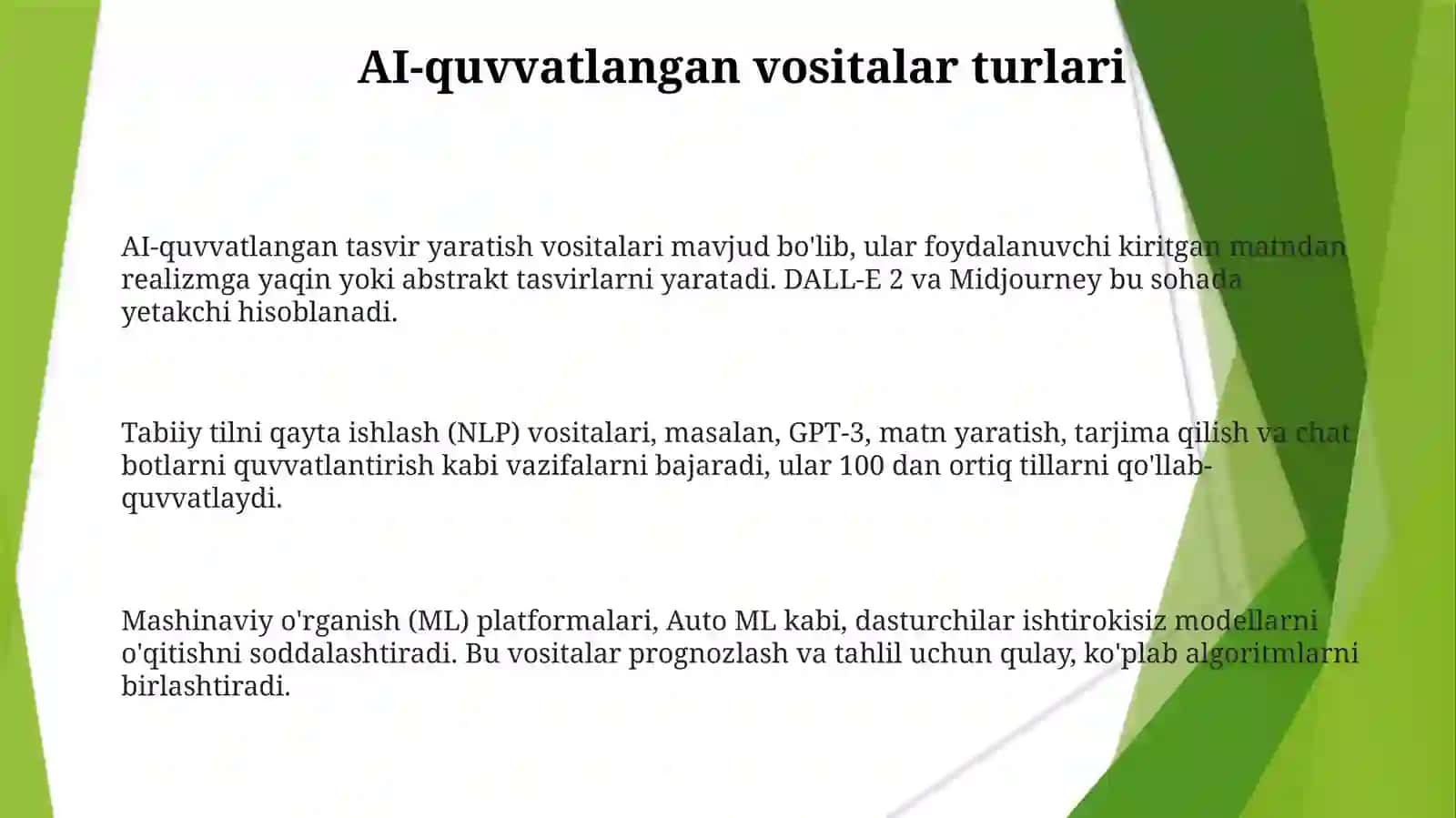 Sun'iy intellektga asoslangan eng yaxshi vositalar 3
