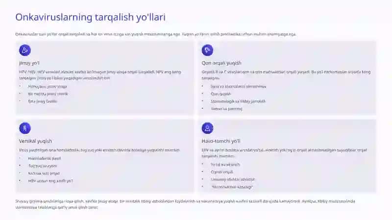 Okaviruslar ularning tarqalishi yo‘llari va o‘sma hosil qiluvchi ta’siri. Konserogenez hamda unda hujayra onkogenezlarning ahamiyati 3