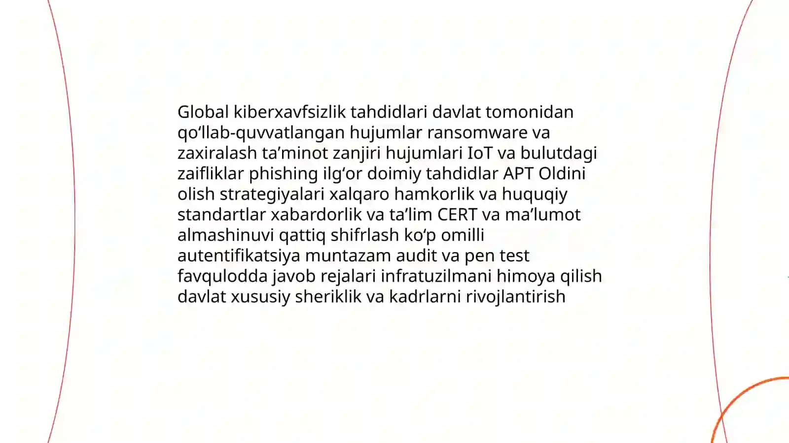 Globallashuv sharoitida axborot xavfsizligini taʼminlash masalari 3