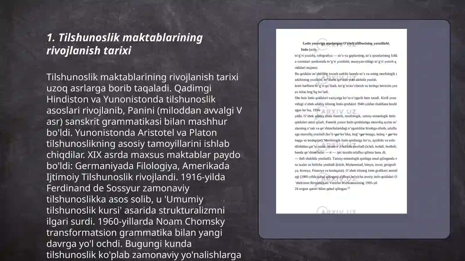 Tilshunoslik maktablari taʼlimotining asosiy mohiyati 3