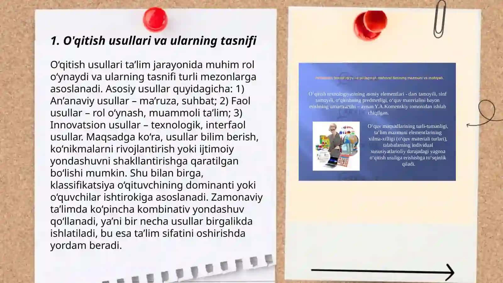 O'qitish metodlari haqida asosiy tushuncha 3