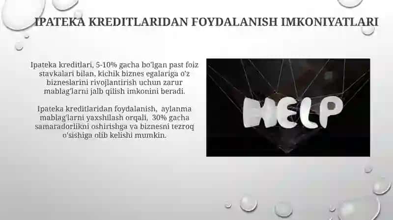 Ipateka Kreditlaridan Foydalanish Imkoniyatlari 3