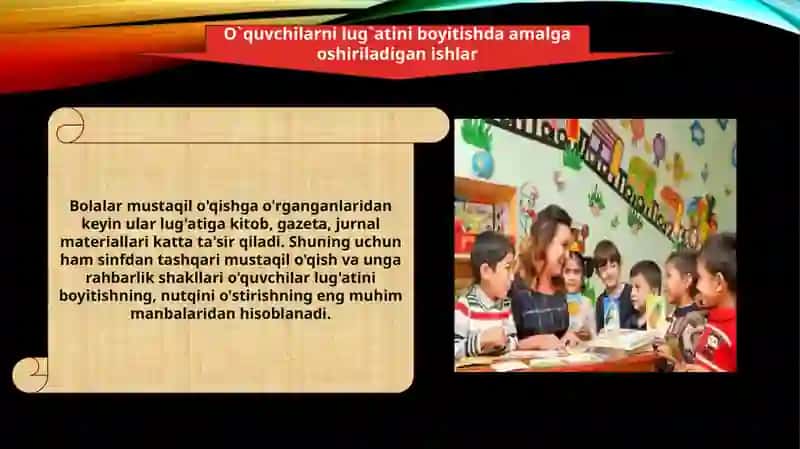O'quvchilarning lug'atini boyitish ustida ishlash 3