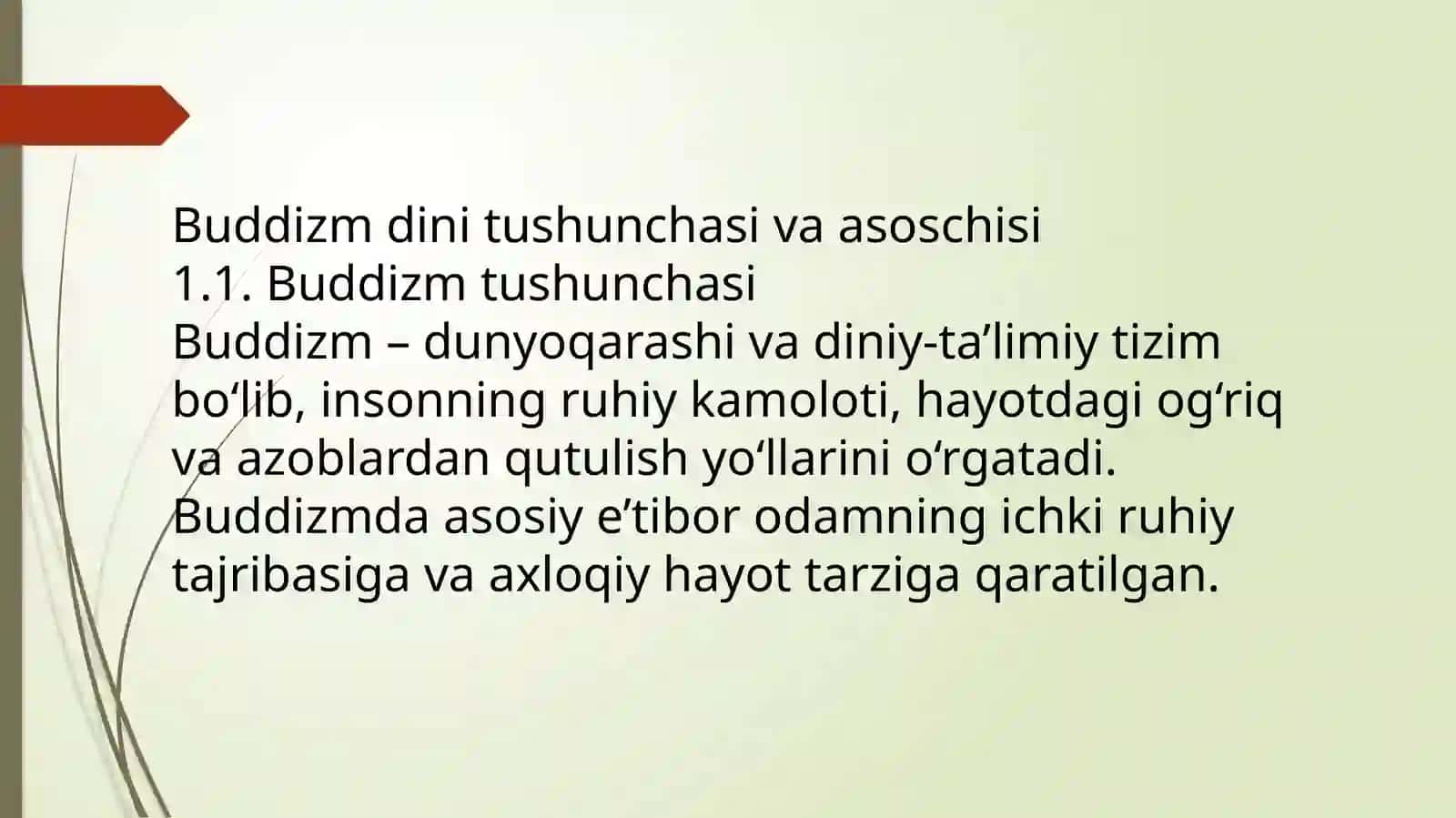 Buddizm dini va uning paydo bo‘lishida ijtimoiy-tarixiy shart-sharoitlar 3