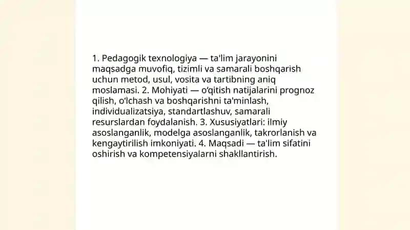 Pedagogik texnologiyalar va ularning mohiyati 3
