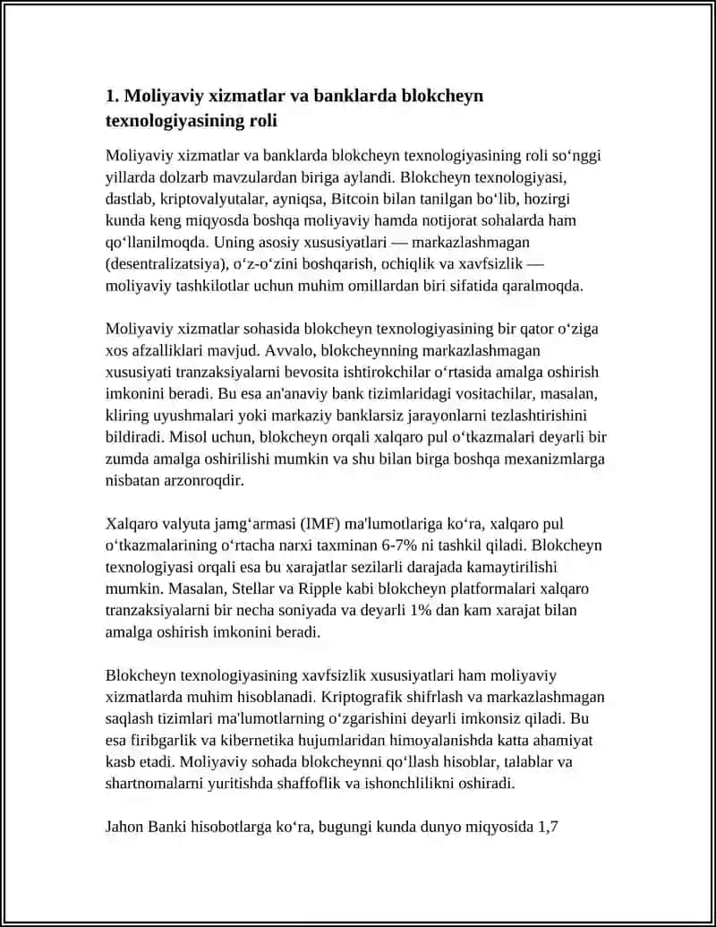 MILLIY IQTISODIYOTNI TURLI SOHALARIDA BLOKCHEYN TEXNOLOGIYASIDAN FOYDALANISH YO'LLARI 3