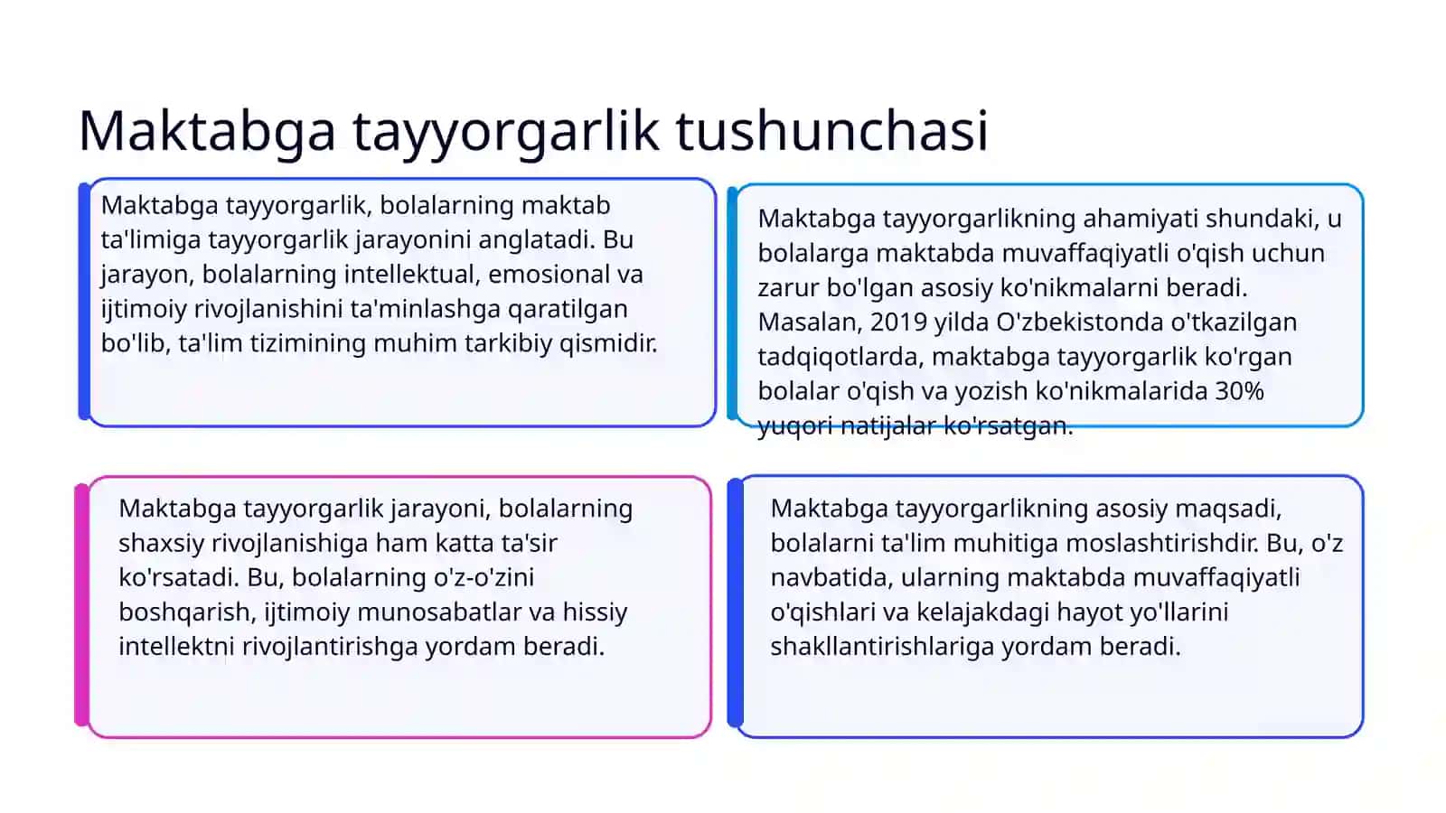 Maktabga tayyorgarlik nazariy asoslari 3