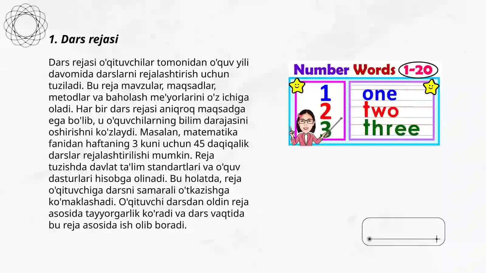 Dars rejasi 3