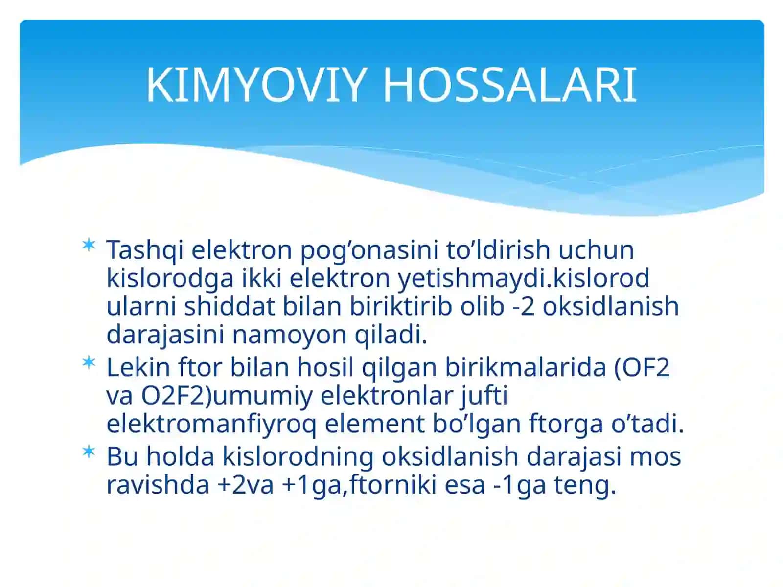 KISLORODNING KIMYOVIY XOSSALARI 3