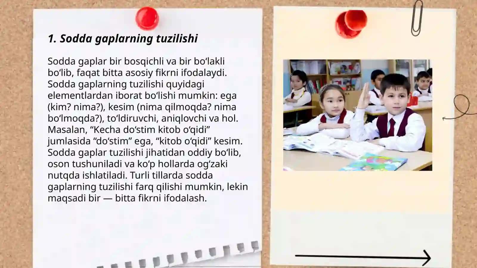 Sodda va qo'shma gaplar mavzusi 3