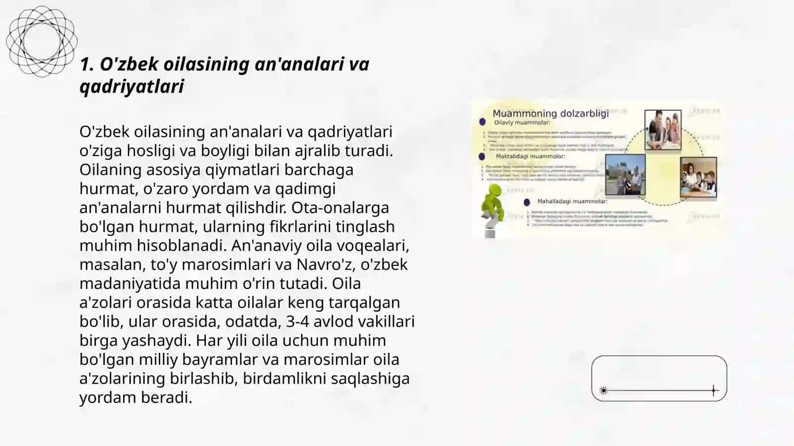 O'zbek oilasining an'analari va qadriyatlari 3
